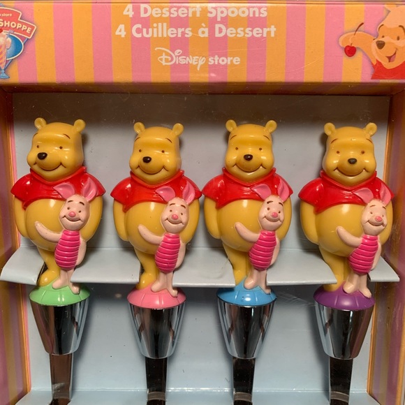 Disney Winnie The Pooh Dessert Spoon Set Of Four - Picture 3 of 4